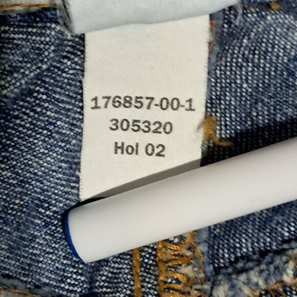 Vintage Y2K Old Navy Blue Denim Long Skirt Size 10 Y2K With Front Pockets & Side - Picture 10 of 10